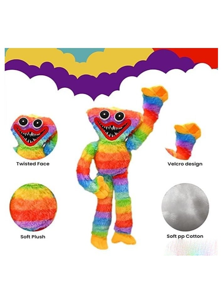 general Huggy Buggy Cute Toys, 40cm Rainbow Soft Fun Plush Toys, Sausage Monster Scary Plush Toys for Teens and Game Fans - Image 4