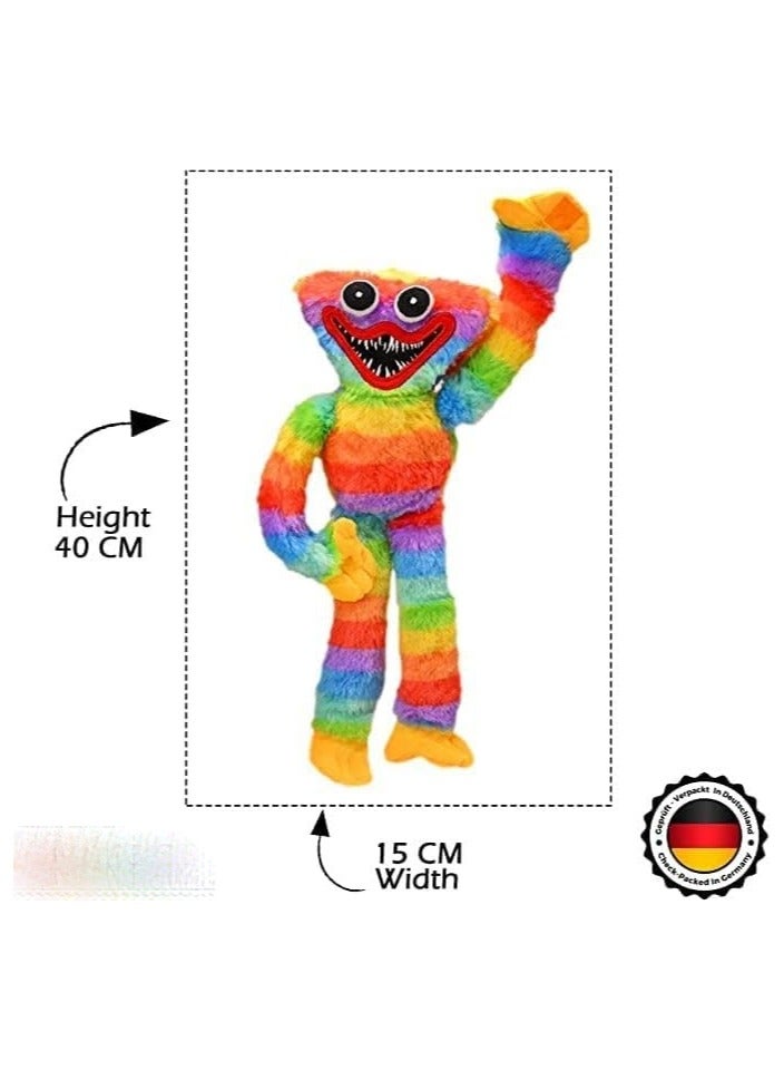 general Huggy Buggy Cute Toys, 40cm Rainbow Soft Fun Plush Toys, Sausage Monster Scary Plush Toys for Teens and Game Fans - Image 2