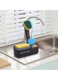 Generic Dish Soap Dispenser for Kitchen, Sponge Soap Dispenser, 3-in-1 Countertop soap pump dispenser and sponge holder, for Kitchen Sink Dishwashing Soap Dispenser and Cleaning Tools Storage Box - 12.5 Ounce  - Image 3
