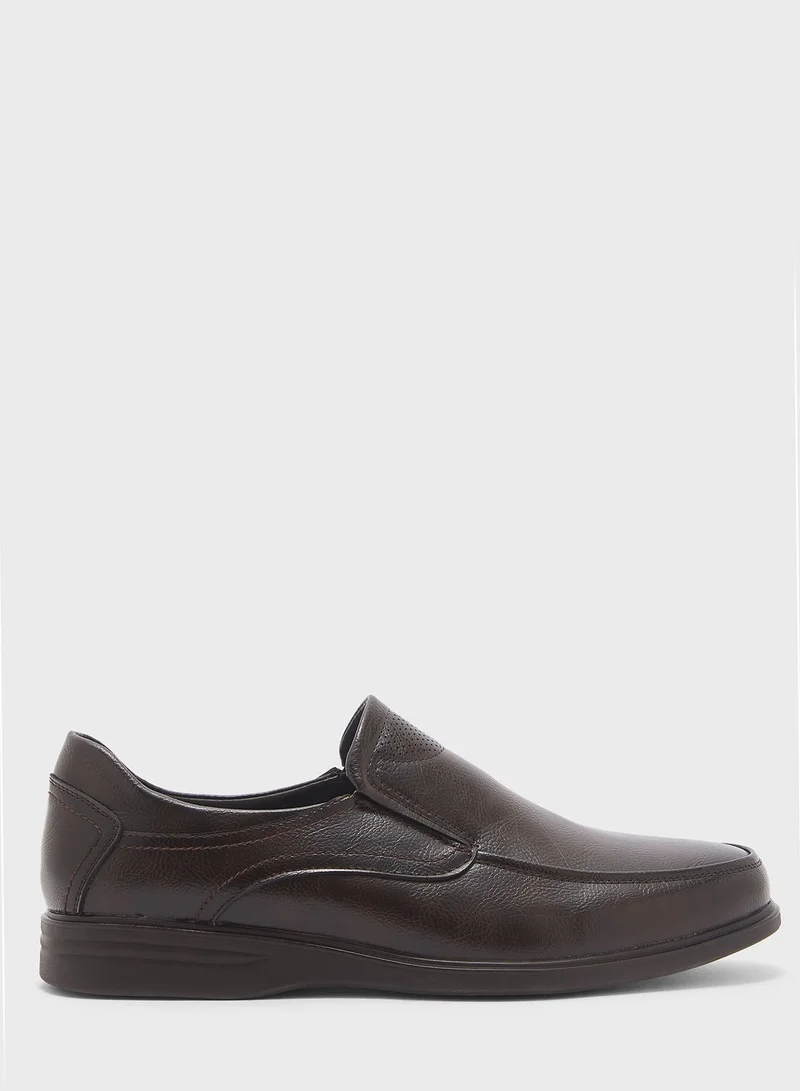 Robert Wood Square Toe Formal Slip Ons