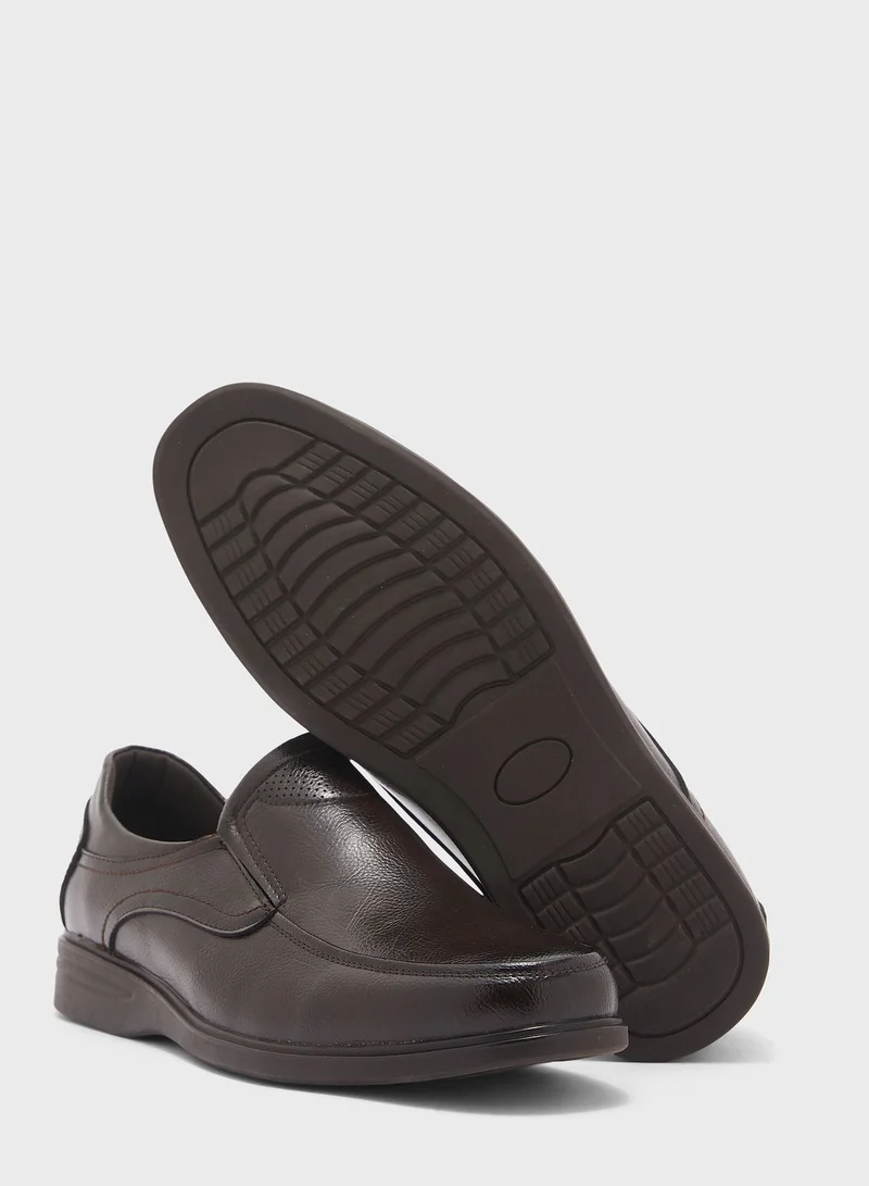 Robert Wood Square Toe Formal Slip Ons