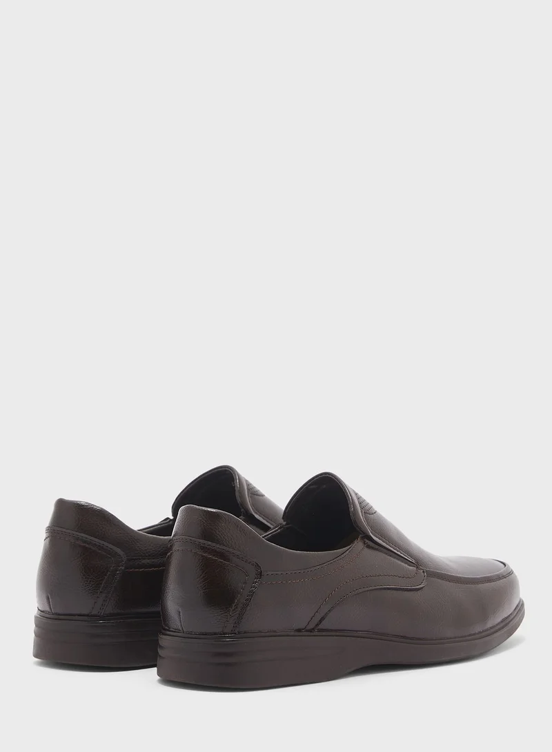 Robert Wood Square Toe Formal Slip Ons