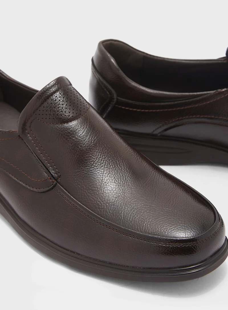 Robert Wood Square Toe Formal Slip Ons