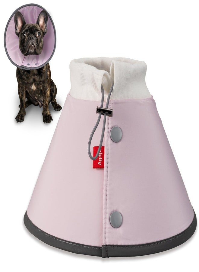 Agape Soft Dog Cone for Small Dogs & Cats, Comfy Dogs Recovery Collar After Surgery, Adjustable E Collar Alternative to Stop Licking, Protective Elizabethan Collars for Pup, Comfortable Dog Cones - Image 1