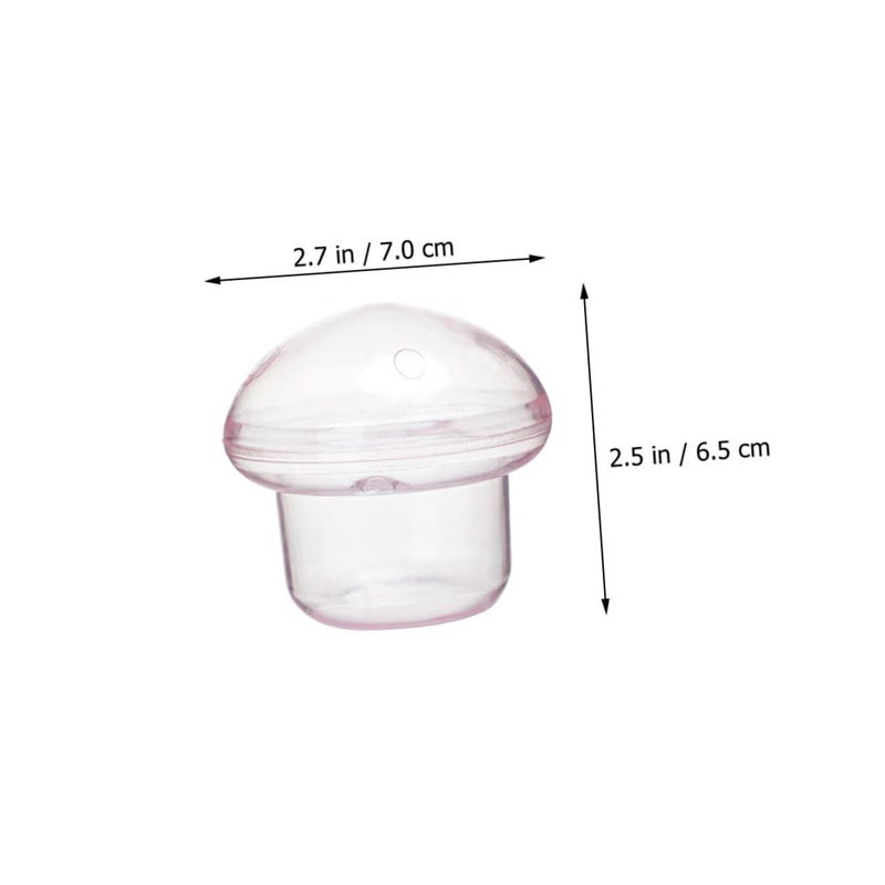 12Pcs Clear Mushroom Shaped Candy Boxes for Wedding Favors Party Treats and Decorations - Image 3