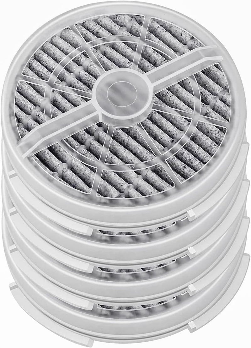 GL2103 Filter Replacement Compatible with RIGOGLIOSO JINPUS LTLKY Frida Baby MeledenSY900S and More Air Purifiers 4 Inch 3in1 Activated Carbon and True Filters 4Pack