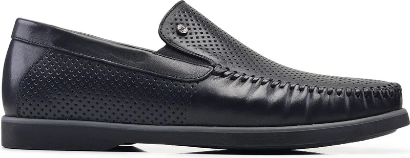 نيفزات اوناي Black Summer Laceless Men's Shoes -12659-
