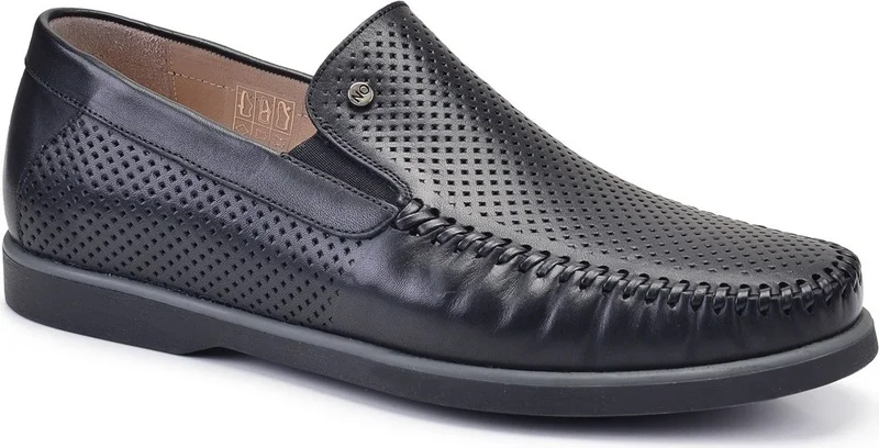 نيفزات اوناي Black Summer Laceless Men's Shoes -12659-