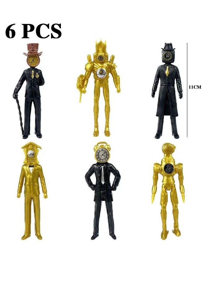 Realfrog - 6 Pcs Skibidi Toilet Man Toy Set Ideas Toys Battle Horror Game Model Ideas Toys Gifts for Adult & Kids - Image 1