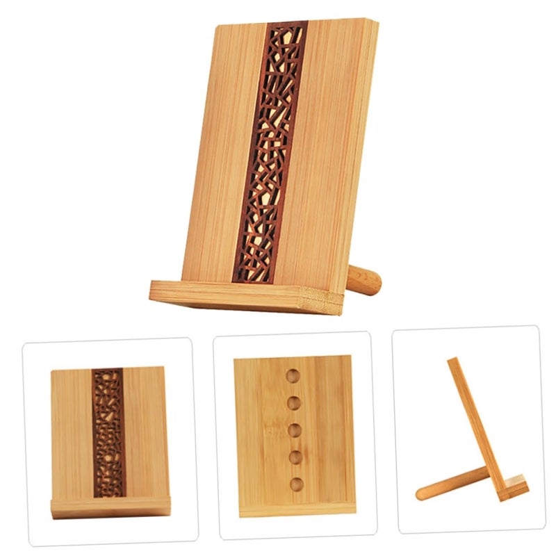 Wooden Phone Stand For Desk Compact Mobile And Tablet Holder - Image 5