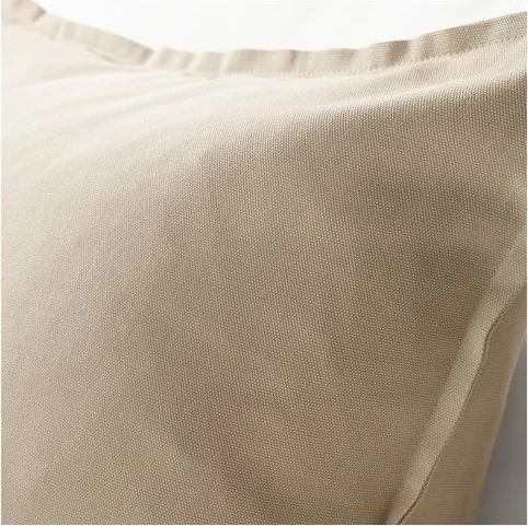 Ikea Cushion Throw Pillow Case 50X50 cm Beige Color Zippered Pillow Case