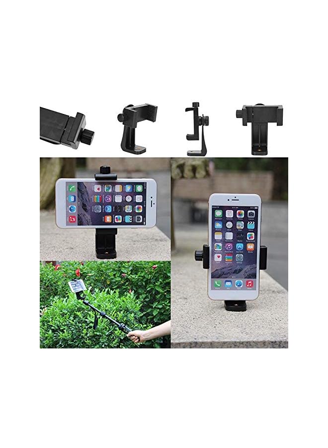 Zaboon Tripod Mount/Cell Phone Clipper Vertical Bracket Smartphone Clip Holder 360 Adapter For Mobile Cell Phone - Image 5