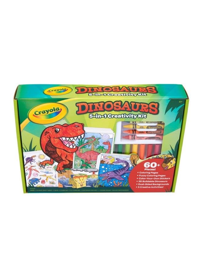 Crayola Dinosaur 5 In 1 Art Kit Dinosaur Toys Alternative Gift For Kids Ages 4 5 6 7 - Image 3