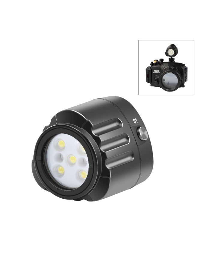 PULUZ 40m Underwater LED Photography Fill Light 1000LM 3.7V/1100mAh Diving Light for GoPro Hero11 Black / HERO10 Black / HERO9 Black /HERO8 / HERO7 /6 /5 /5 Session /4 Session /4 /3+ /3 /2 /1, Insta360 ONE R, DJI Osmo Action and Other Action Cameras - Image 1