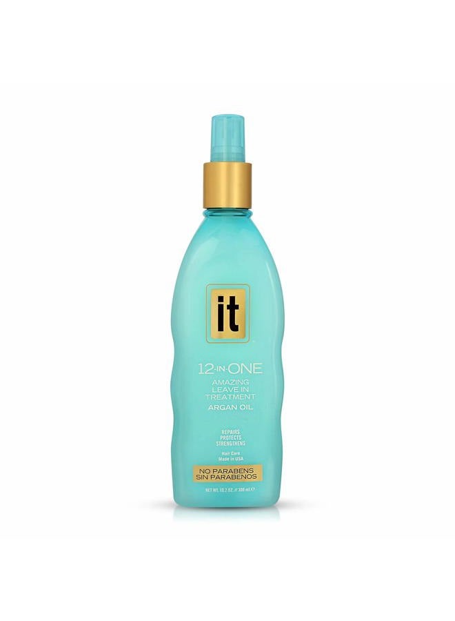 it Freeze It Naturals 12-in-ONE Amazing Volumizing Leave In Treatment with Argan Oil, 10.2oz | Repairs, Protects & Strengthen Hairs | Creates Volume | Fights Frizz | Paraben Free - Image 1