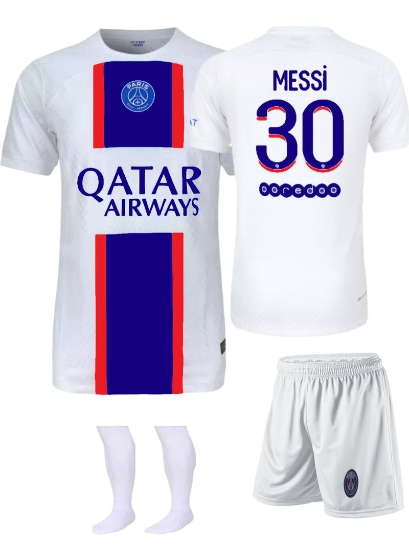 Kids Psg Messi Jersey + Shorts + Socks Set of 3 - pzsku/ZD3E3AFDCAF780FAD0FDFZ/45/_/1725789868/6fba7bfc-ccb1-4502-94a5-2a888b86b213