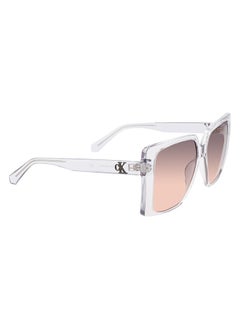 Calvin Klein Jeans Men's Rectangular Sunglasses - CK23102S-971-5614 - Lens Size: 56 Mm  - Image 3