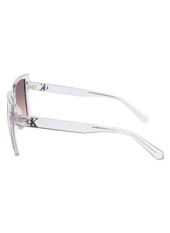 Calvin Klein Jeans Men's Rectangular Sunglasses - CK23102S-971-5614 - Lens Size: 56 Mm  - Image 4