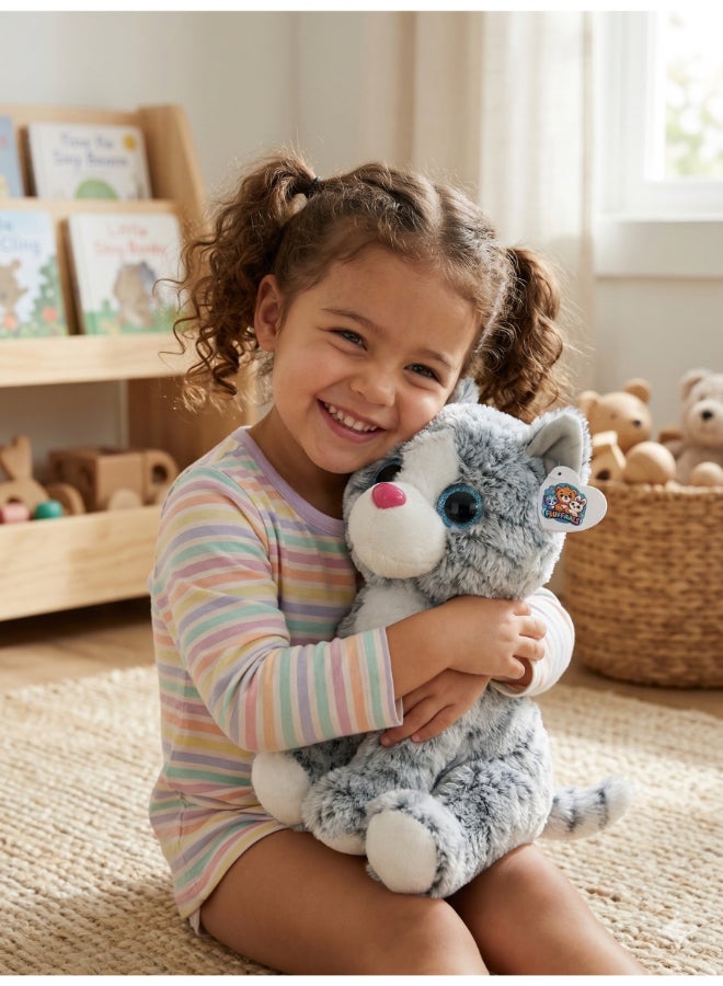Fluffmals لعبة حيوانات محشوة فلوفمالز - قطة نرويجية 15 سم - Image 3