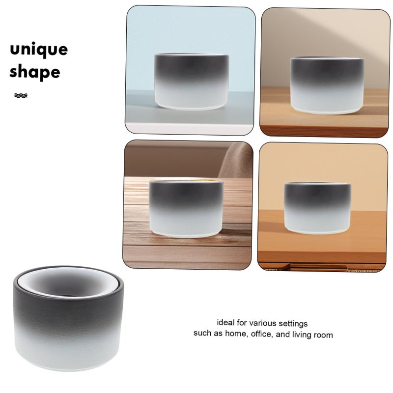 Large Ceramic Windproof Ashtray with Lid for Indoor Outdoor Use Clean Dust Control - Image 4