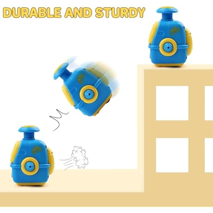 PRESS AND GO ROBOT TOY FOR TODDLERS, 4 PCS BABY PUSH TOY CARS FOR 18M+ YEAR OLD, FRICTION POWERED ROBOT VEHICLES, EDUCATIONAL TOYS FOR BOY & GIRL PULL BACK CARS TOYS, 1ST BIRTHDAY GIFTS FOR KIDS - Image 5