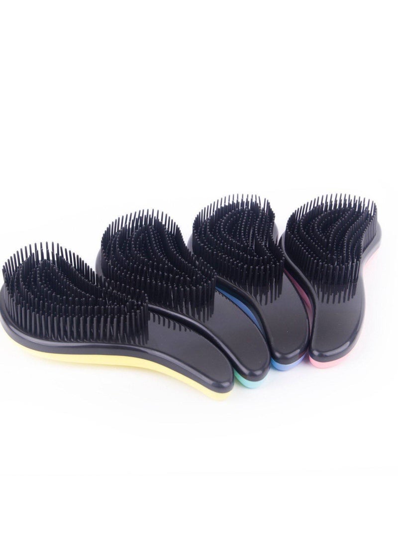 فرشاة فك تشابك الشعر من وينك، مجموعة من 1، فرشاة احترافية لفك تشابك الشعر المبلل بدون ألم للنساء والرجال والأطفال (متعددة الألوان) - Image 2