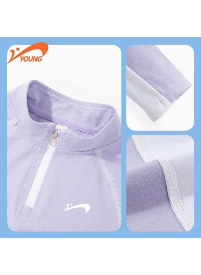 Guirenniao Kids Boys Base Layer 5a Antibacterial Long Sleeve T-shirt Autumn Sports Top Girls Fashionable Fall Clothing - Image 4