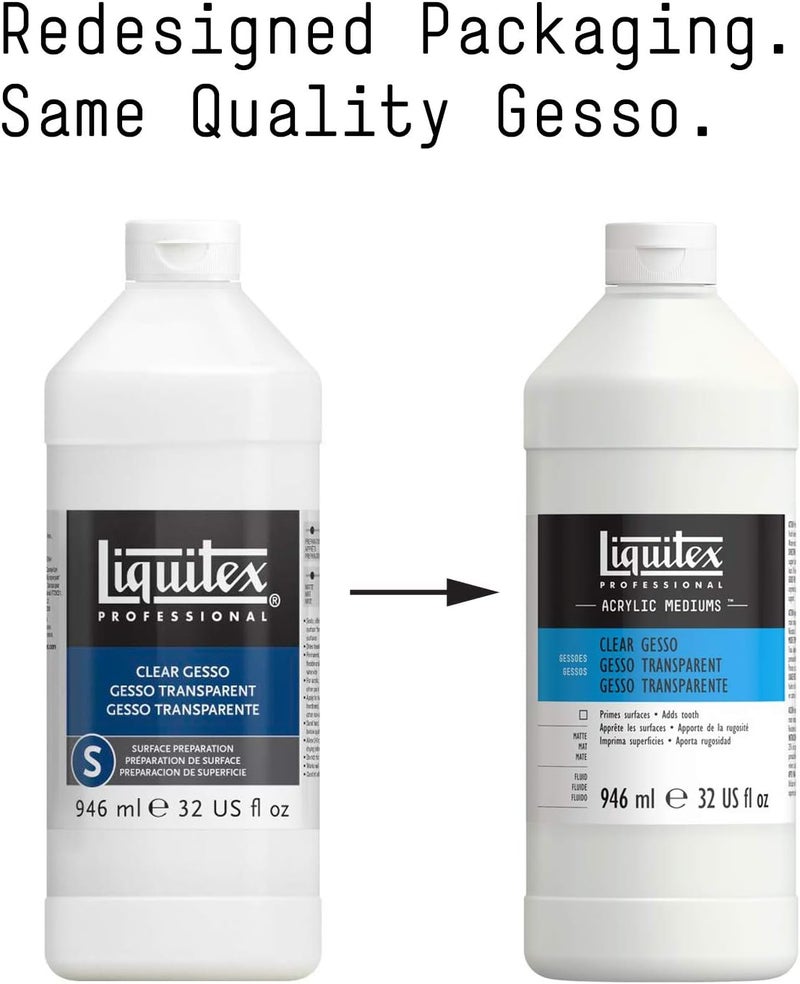 Liquitex وسيط تحضير السطح الشفاف من ليكويتكس بروفيشونال، 32 أونصة (946 مل) - Image 2