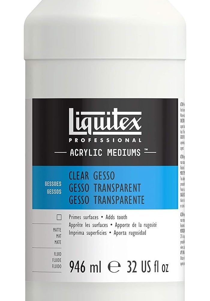 Liquitex وسيط تحضير السطح الشفاف من ليكويتكس بروفيشونال، 32 أونصة (946 مل) - Image 1