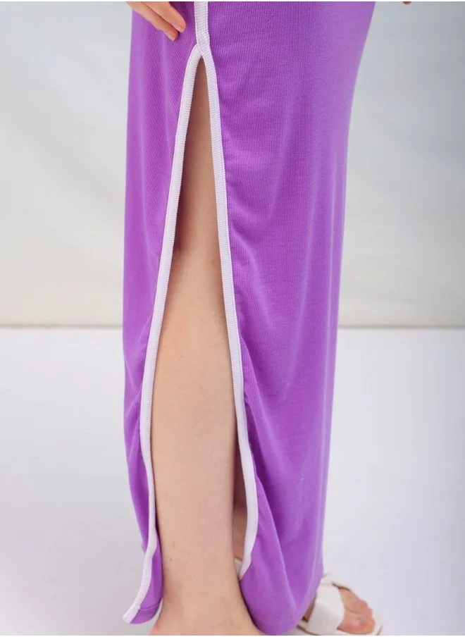 Freehand Women Fitted Casual Solid Maxi Dress