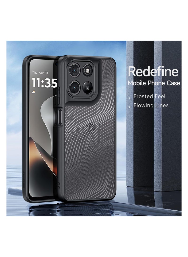 general Compatible with Motorola Moto G67 Power/G57 Power 5G cases, [Upgraded Full Camera Protection] [Drop-Resistant] Semi-Transparent Matte Anti-Fingerprint Back Cover - Image 2