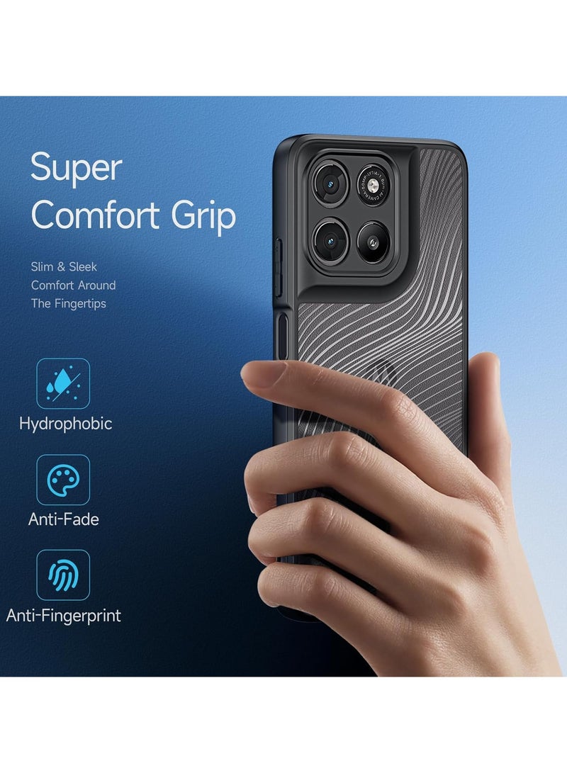 general Compatible with Motorola Moto G67 Power/G57 Power 5G cases, [Upgraded Full Camera Protection] [Drop-Resistant] Semi-Transparent Matte Anti-Fingerprint Back Cover - Image 3