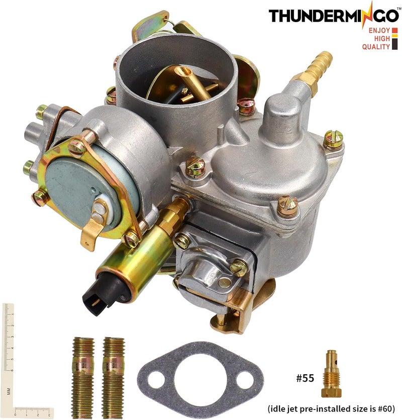 THUNDERMINGO 30 PICT-1 Carburetor for VW Beetles, Karmann Ghia, and Transporter (1949-1966) with Electric Choke - Image 2