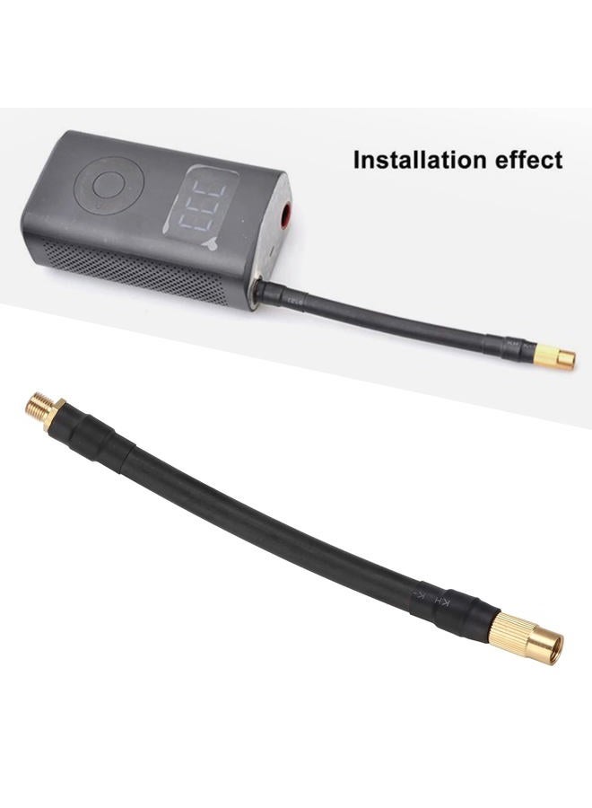 Akozon Tire Inflator Extension Hose, 6.3in Tire Inflator Extension Hose Air Pump Tube Replacement For Xiaomi Electric Inflator Bicycle Motorcycle Automobile - Image 5