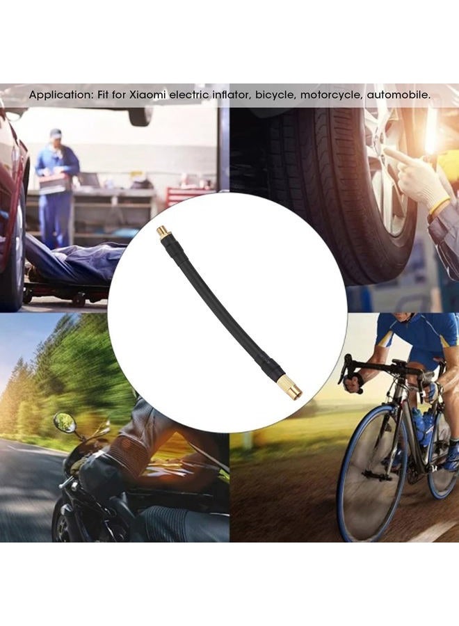 Akozon Tire Inflator Extension Hose, 6.3in Tire Inflator Extension Hose Air Pump Tube Replacement For Xiaomi Electric Inflator Bicycle Motorcycle Automobile - Image 3