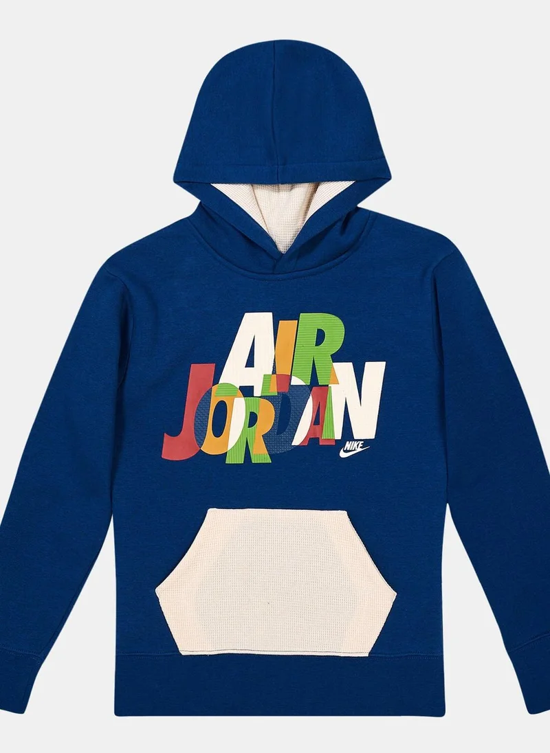 نايكي Kids' Messy Room Fleece Pullover Hoodie