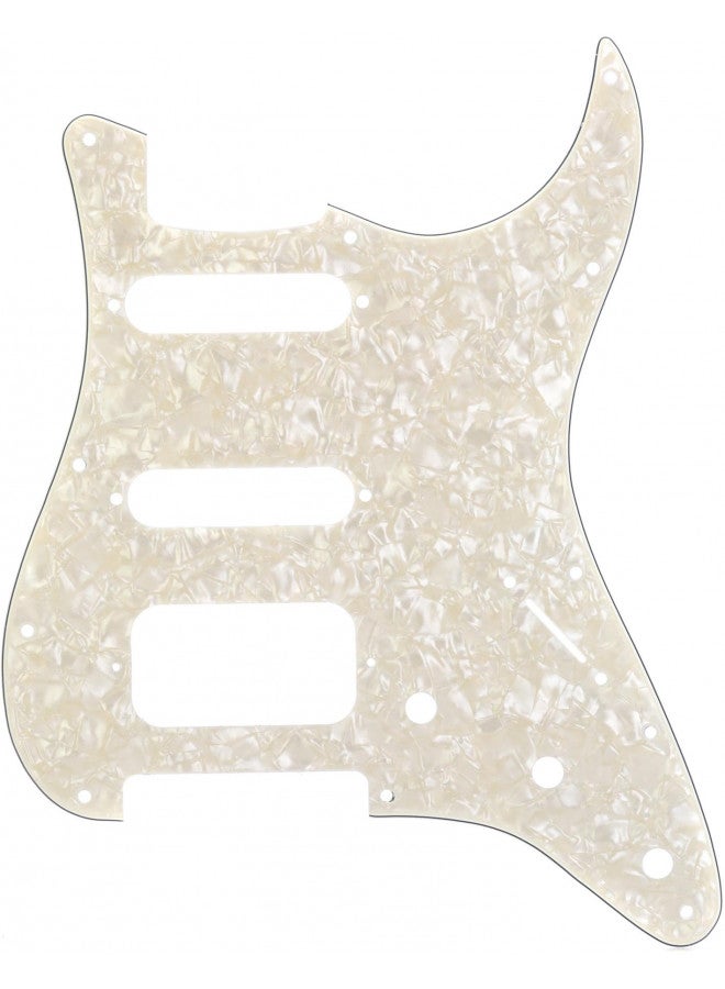 Fender Lone Star Pickguard, White Moto