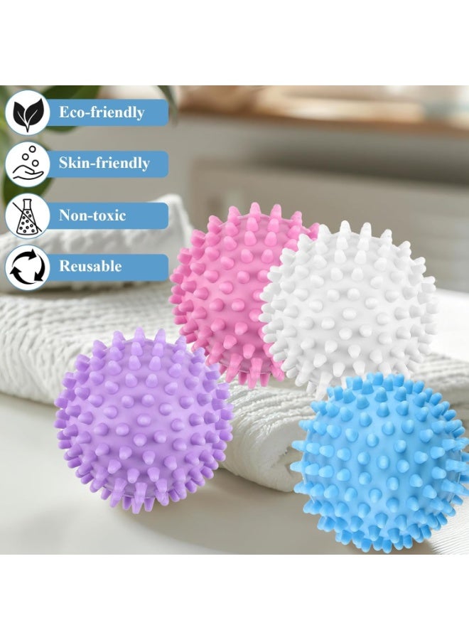 PAWSONIFY 6 Pack Dryer Balls, Reusable Laundry Balls, Dryer Drying Balls, Fabric Softener Alternative for Fluff Laundry Clothes Fabrics Reduce Wrinkle - Image 3