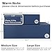 Aimyoo Navy Blue Collapsible Gift Box with Magnetic Closure Lids 105x7x3 in Medium Bridesmaid Groomsman Proposal Boxes Rectangle Present Box for Graduation Birthday Storage 1 Pack - Image 4