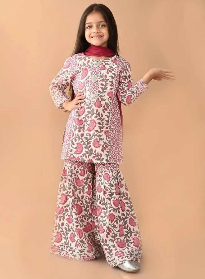 ليل بيكس Ethnic Kurta Sharara Set