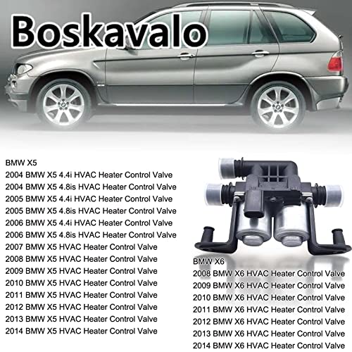 Boskavalo 64116910544 Heater Control Valve for BMW E53 E70 F15 X5 00-15 E71 F16 X6 - Image 2
