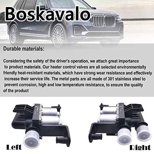 Boskavalo 64116910544 Heater Control Valve for BMW E53 E70 F15 X5 00-15 E71 F16 X6 - Image 5