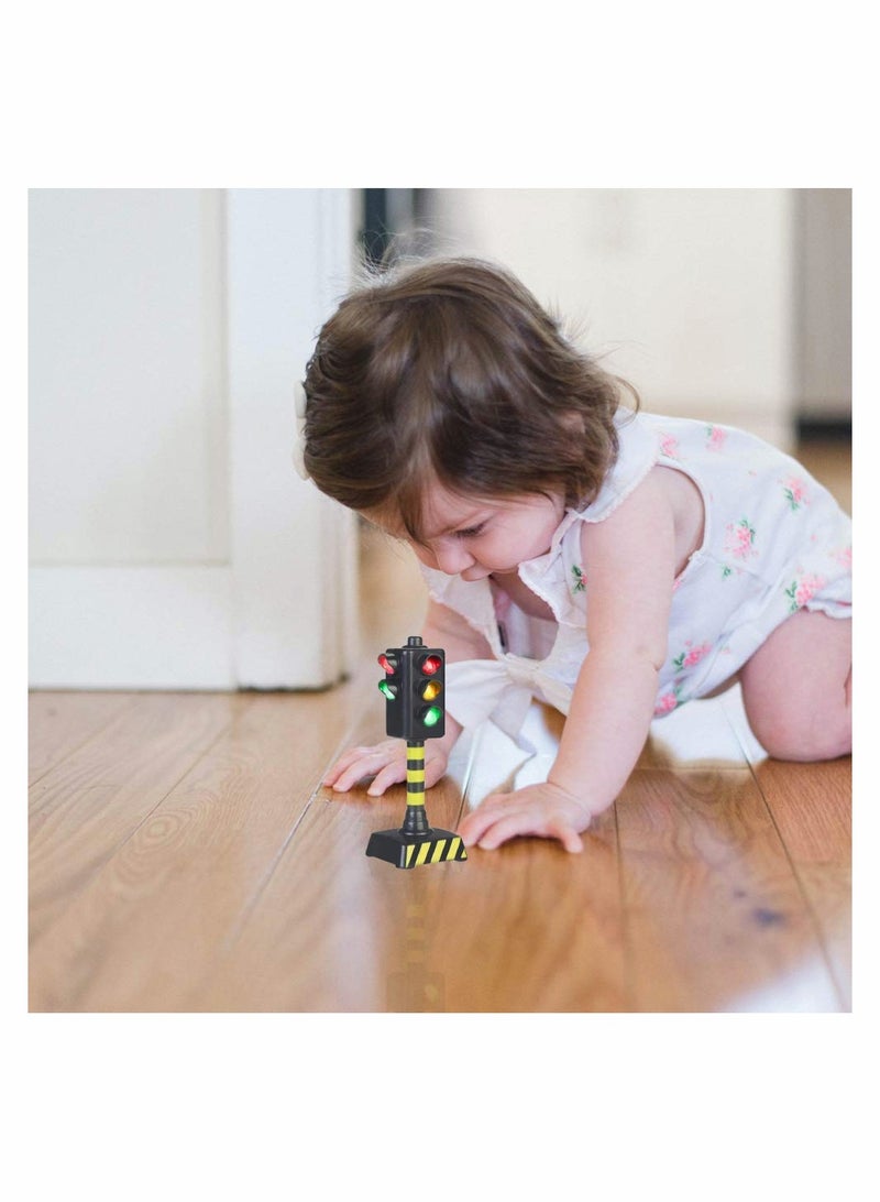 KASTWAVE Traffic Light Toy, Mini Traffic Signal Light Model Toy Child Educational Toy, Pack of 2 - Image 4