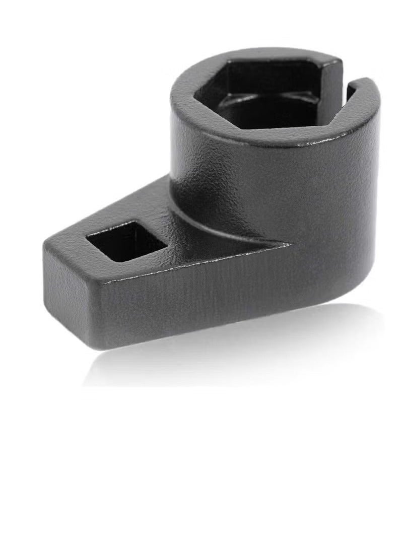 Premium Offset Oxygen Sensor Socket, 3/8-Inch Drive, 7/8-Inch (22mm) Wire Gate Accesses Sensor from The Side to Prevent Wire Damage Universal, for Most Models of Cars  - Image 1
