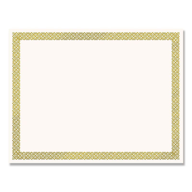 Great Papers! Braided Foil Certificate, 8.5 x 11 Inches, 12 Count (936060), Gold - Image 4