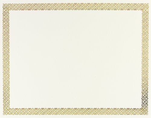 Great Papers! Braided Foil Certificate, 8.5 x 11 Inches, 12 Count (936060), Gold - Image 3