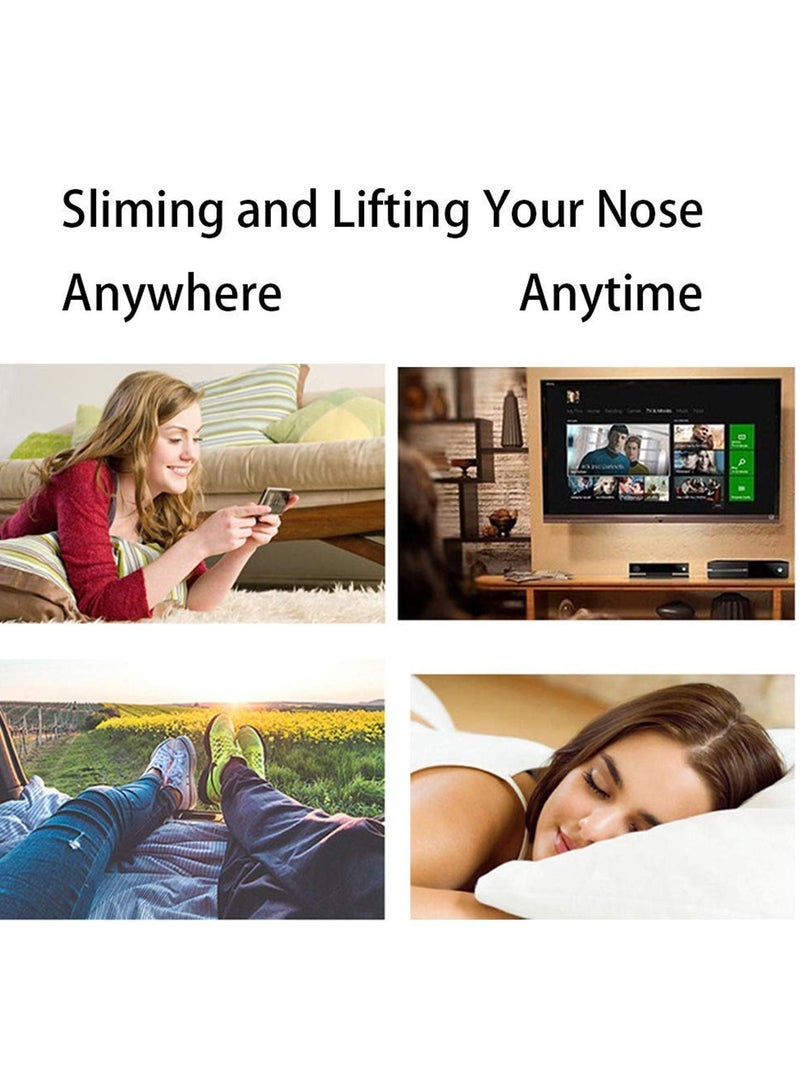 NIBEMINENT Nose Shaper Clip, DELFINO Beauty Up Lifting, Silicone Pain Free Bridge Straightener Corrector, Slimming Rhinoplasty Device for W ideCrooked Curved Big High Tool - Image 3