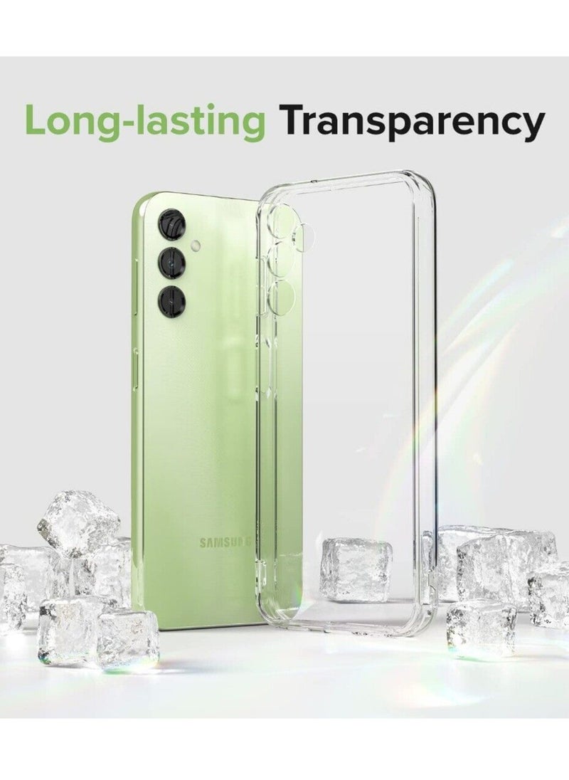 Generic - 2 in 1 Pack For Samsung Galaxy A25 Protection Pack - Ultra Clear Shockproof Case & Edge-to-Edge Screen Protector, 360 Degree Protection, Back Cover & Screen Protector for Samsung Galaxy A25 - Image 1