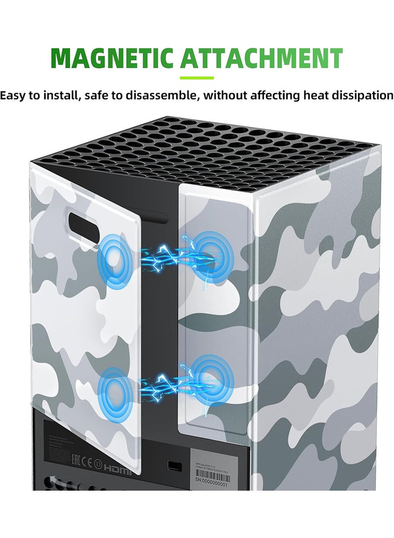 أجهزة إكس بوكس سلسلة X المضيف المغناطيسي حزمة الذكية ، وأجهزة إكس بوكس سلسلة X التبعي مع حماية كاملة من غمد ، مصنوعة من الجلود بو عالية الجودة وبطانة ناعمة - Image 3