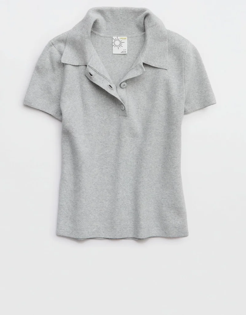 Aerie  OFFLINE By Aerie Sweater Polo for Women | Best Price UAE